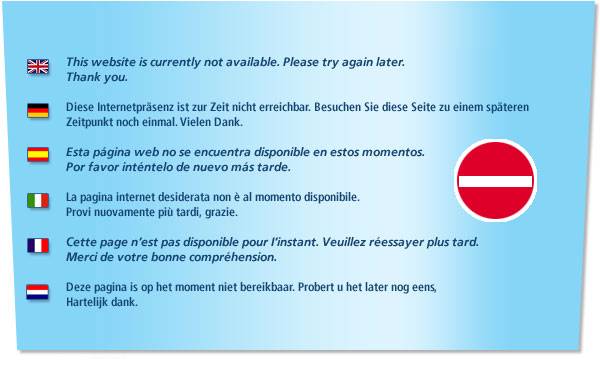 Besuchen Sie uns zu einem spteren Zeitpunkt